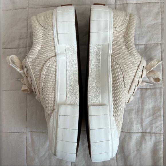 Good News Oatmeal Canvas Opal Core Chunky Sneakers - EU 40 US Women 9 US Men 7 - Picture 3 of 13